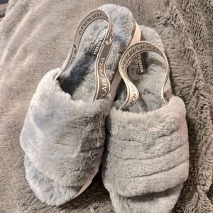 Grey Koolaburra by Ugg slippers with ankle strap.Sz EUC 40 $20